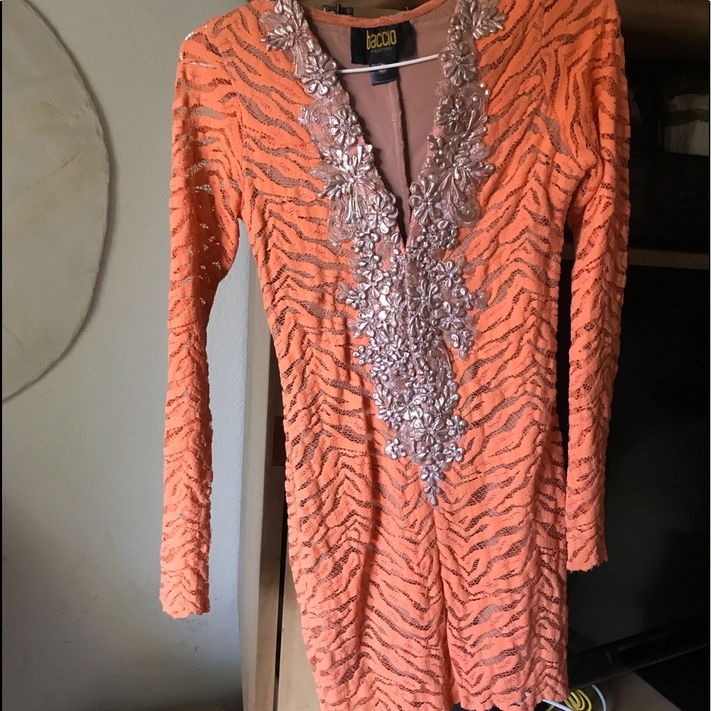 Bacci designer mini dress